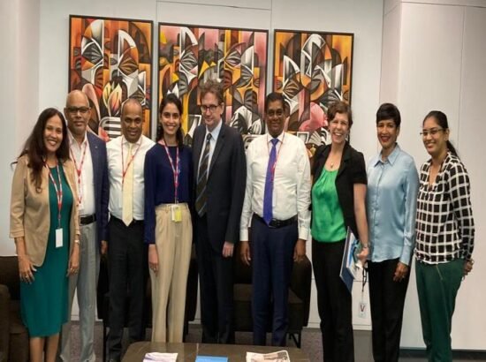 Meeting with High Commissioner and Deputy High Commissioner of New Zealand in Sri Lanka